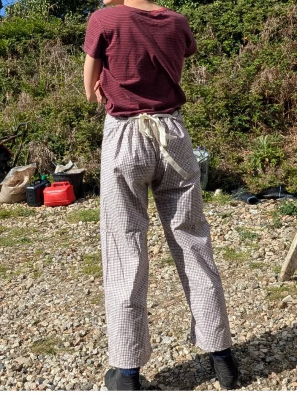 Ringrose fabric by Mati Ringrose : March trousers - 100% vintage cotton gingham